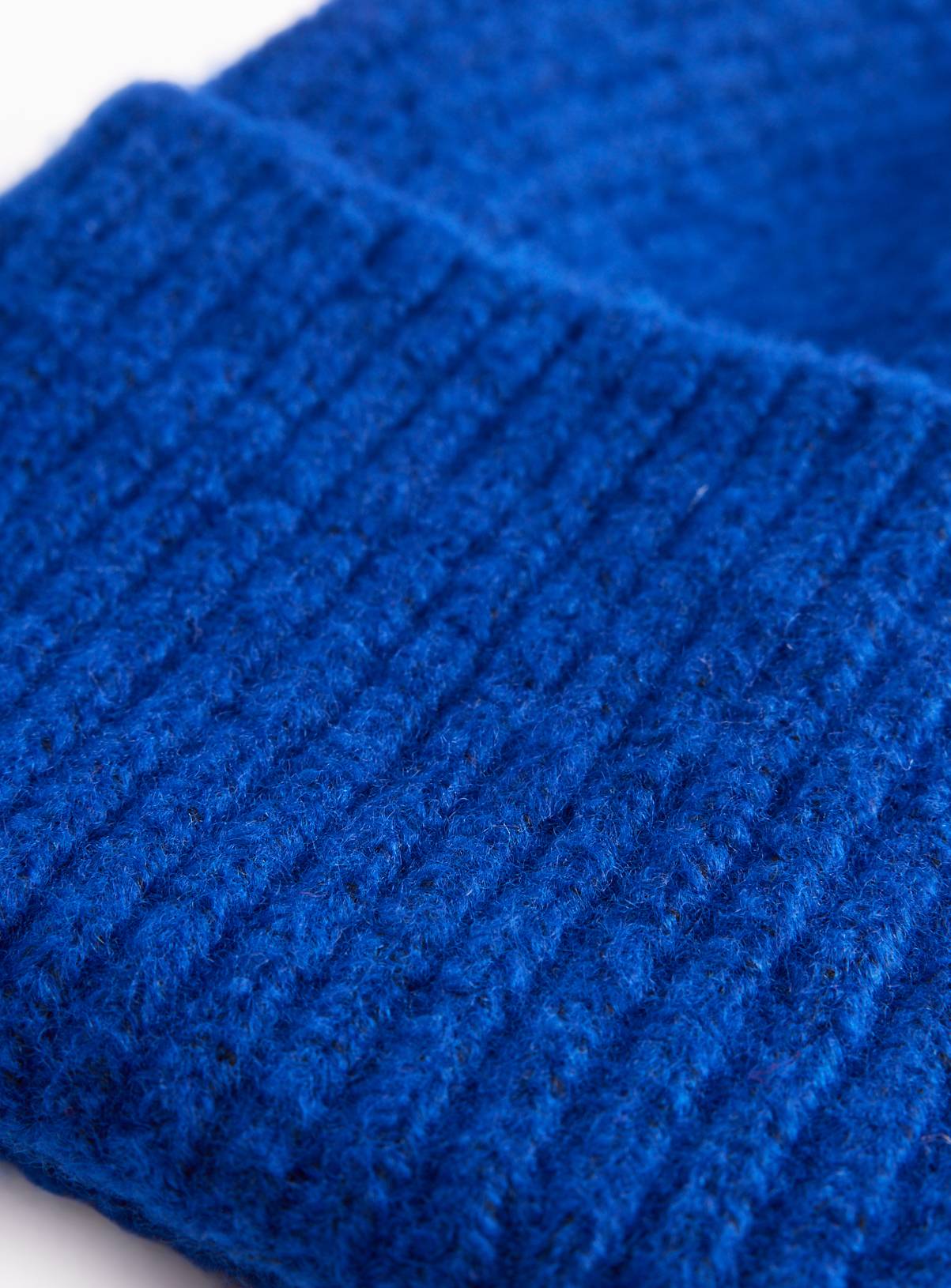 Cobalt Blue Beanie Hat  One Size - Image 2